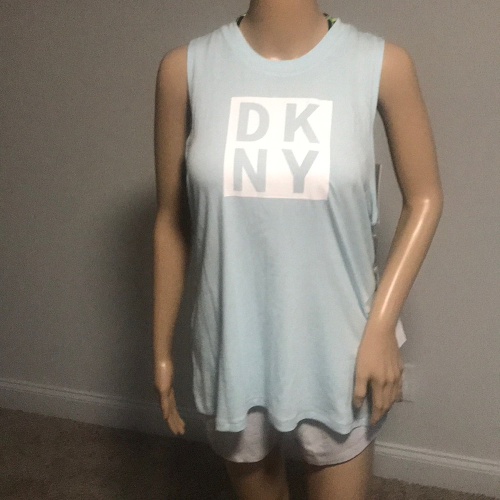 DKNY Crewneck Logo Tank Top